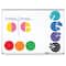 Learning Resources Double-Sided Magnetic Fraction Circles, 9ct.